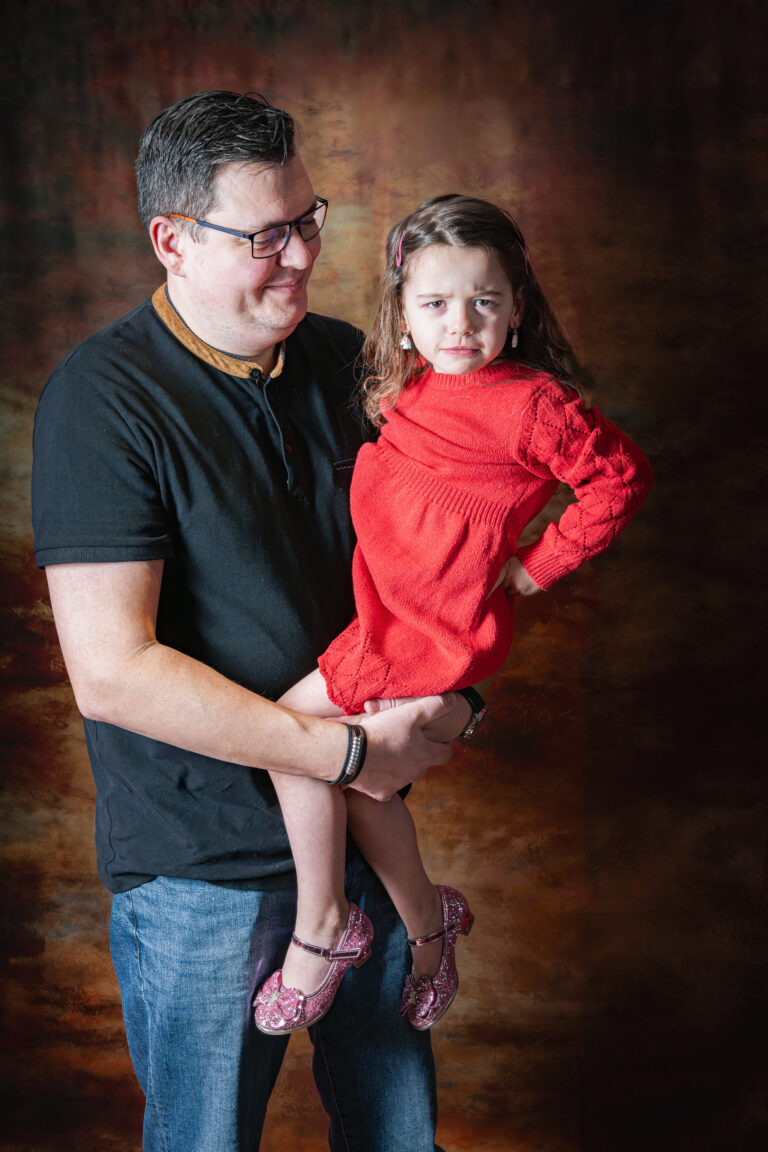 photographie père et fille
